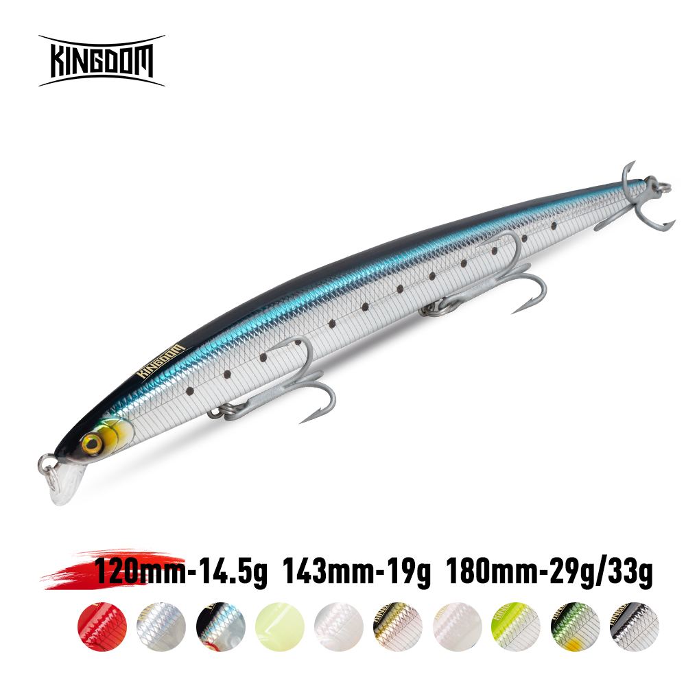 Fishing Lure Jerkbait - Kingdom Long Casting Richiamo di Pesca