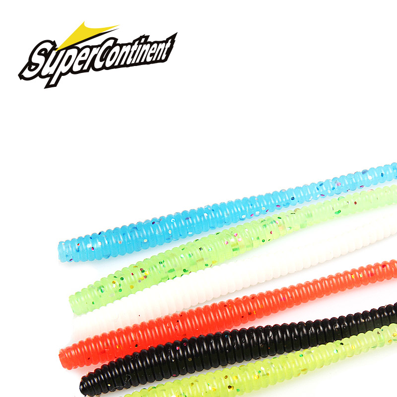 Fishing Lure Soft Plastic - Supercontinenente Affondamento lento Verme di lancia