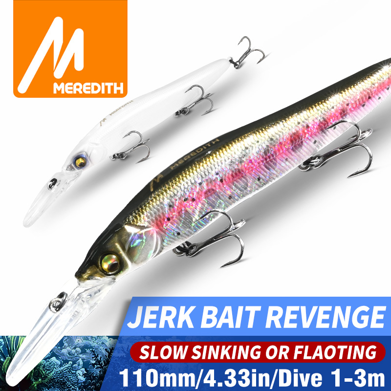 Fishing Lure Jerkbait - MEREDITH Minnow Wobbler Esche da Pesca