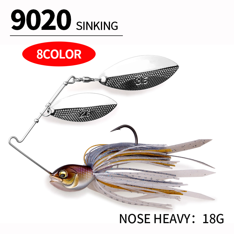 Fishing Lure Swimbait - 18g Spinning Lure Pesca Filo elastico
