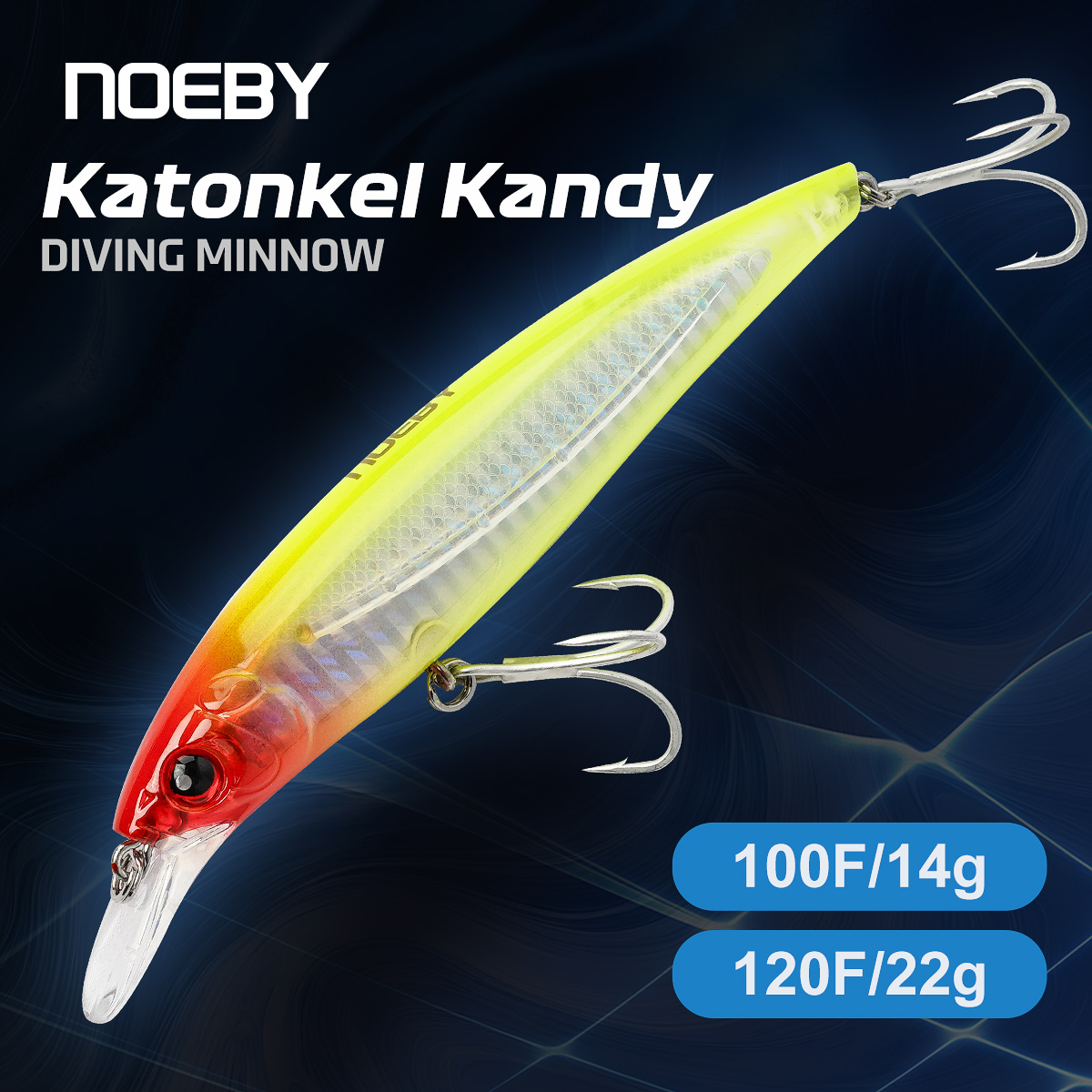 Fishing Lure Topwater - NOEBY Esche Artificiali Minnow 100mm 14g