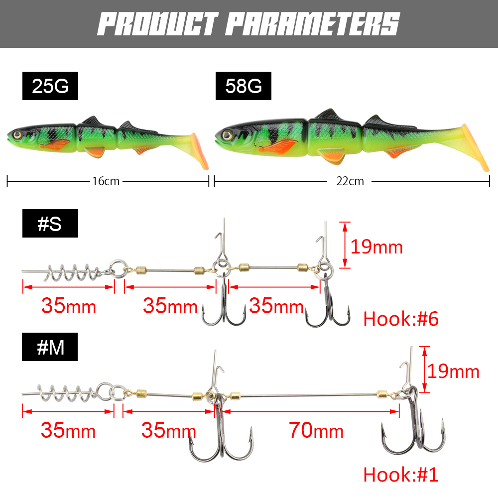 Spinpoler Pike Stinger Rig Hoo - Fishing Lure Swimbait recensione e prezzo
