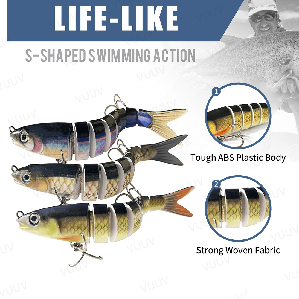 10 esche artificiali multi-art - Fishing Lure Swimbait recensione e prezzo