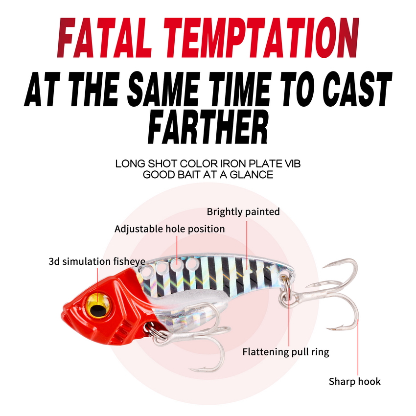 6 pz/lotto 7/10/15/20G metallo - Fishing Lure Blade Bait recensione e prezzo