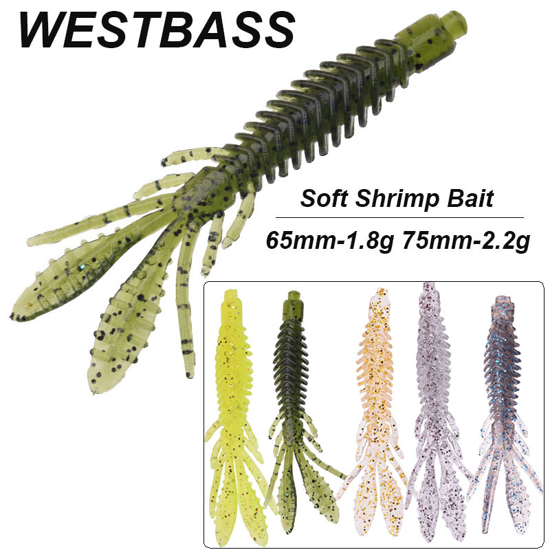 WESTBASS 5PCS Esche Larve Morb - Fishing Lure Soft Plastic recensione e prezzo