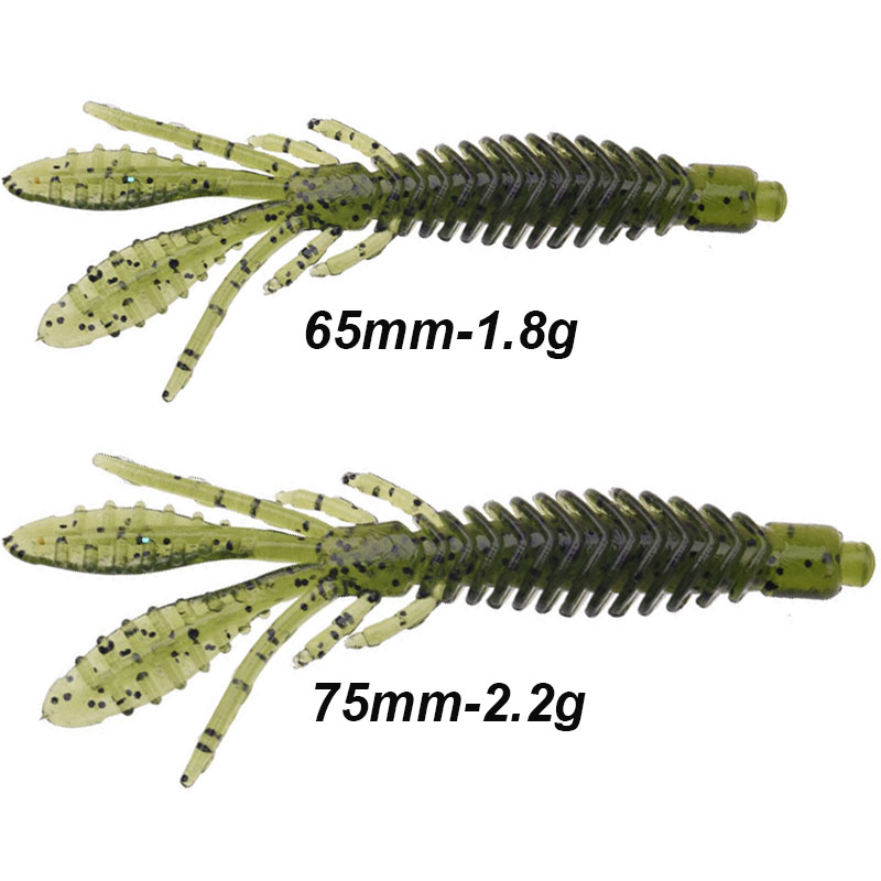 WESTBASS 5PCS Esche Larve Morb - Fishing Lure Soft Plastic recensione e prezzo