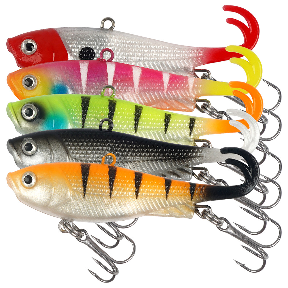 5 pezzi pre-attrezzati Jig Hea - Fishing Lure Swimbait recensione e prezzo