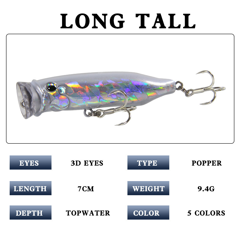 5 Pezzi Esche Artificiali Popp - Fishing Lure Topwater recensione e prezzo