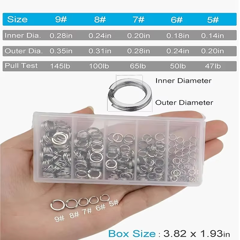 Set di 200/250 Pezzi di Anelli - Fishing Lure Box recensione e prezzo